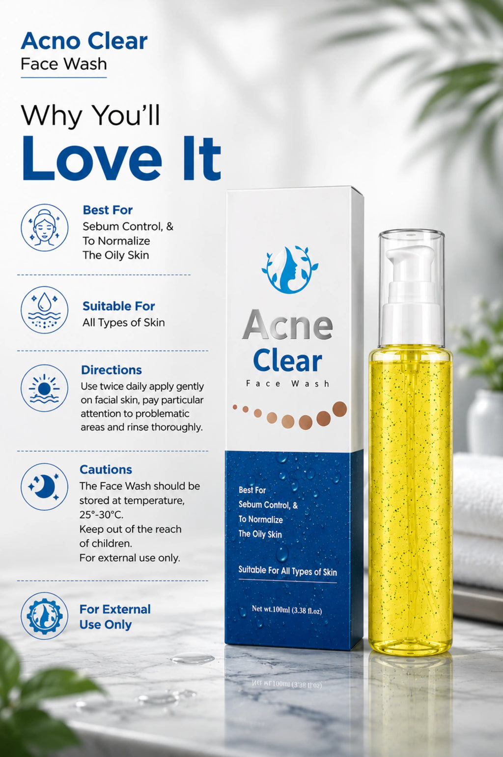 Acno Clear Face Wash