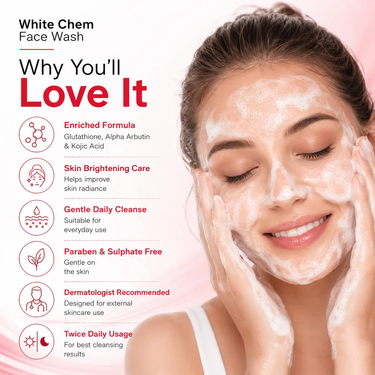 White Chem Creamy Face Wash