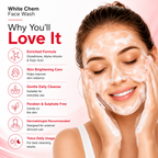 WhiteChem Creamy Face Wash for Brighter & Even-Toned Skin | DermaChem