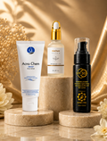 Dermachem Oily Skin Complete Bundle | AcnoChem Facewash + NiaChem Serum + TINT Chem Sunblock
