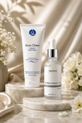 Dermachem Strawberry Skin Smoothing Bundle | AcnoChem Facewash + AlphaChem Serum