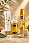 Dermachem Hair Fall Treatment Bundle | DAN Chem Shampoo + FolliChem Oil + FolliChem Hair Serum